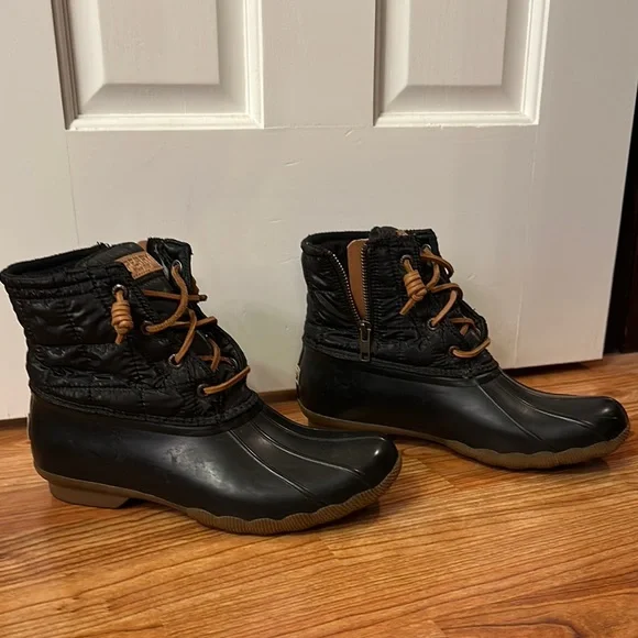 Sperry Black Duck Boots - Picture 4 of 5